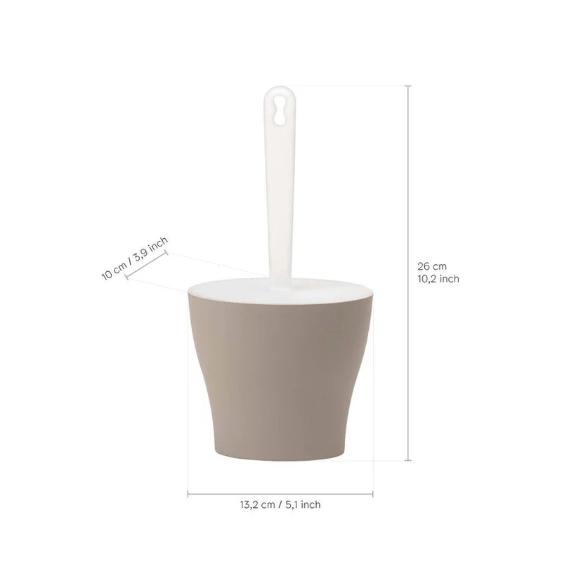 Bac à litière design pour chat avec pelle – Taupe | United Pets