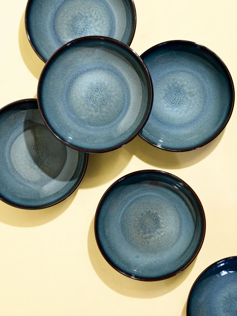 Assiette creuse | Bleu brume