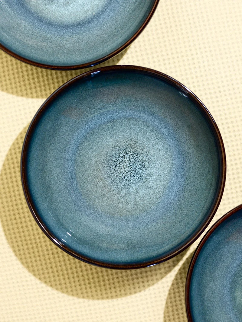 Assiette creuse | Bleu brume