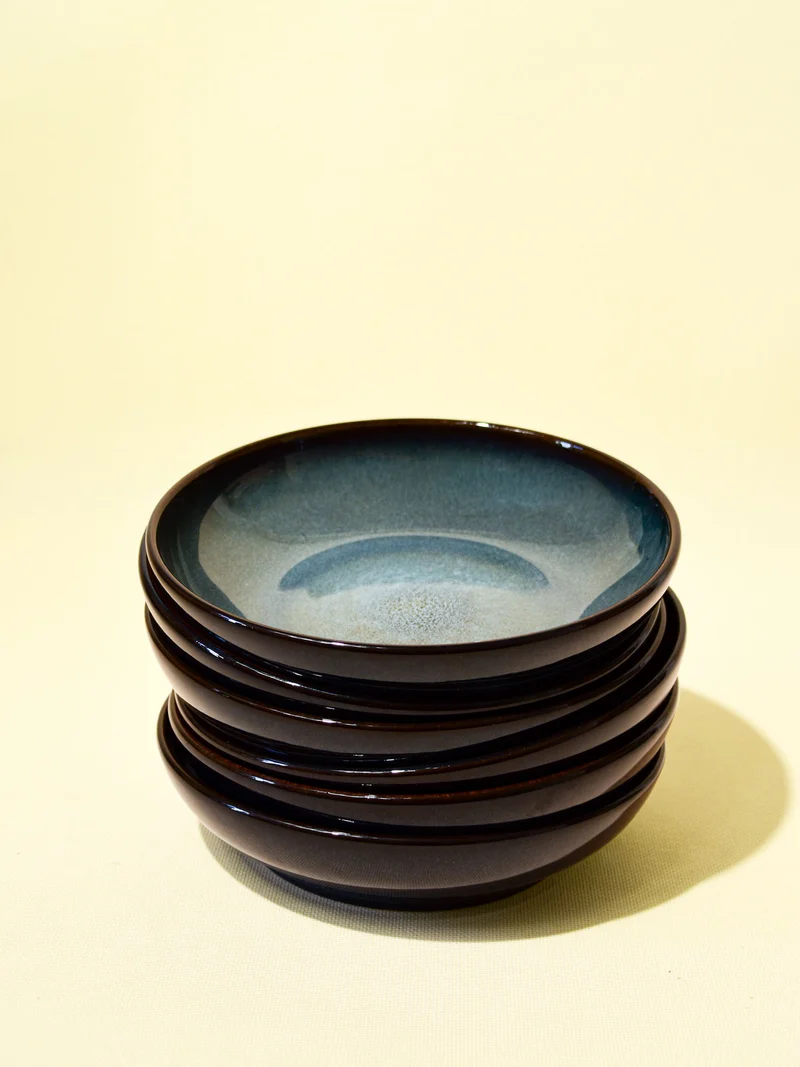 Assiette creuse | Bleu brume