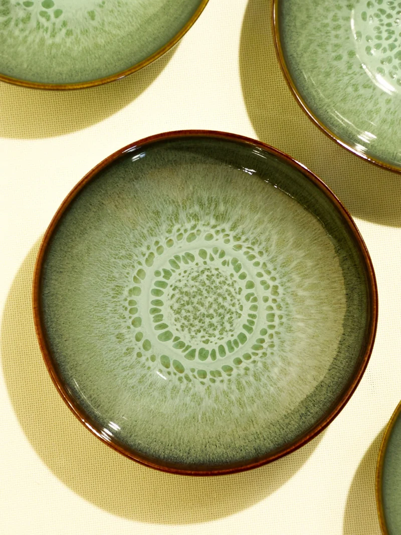 Assiette creuse | Vert rivage