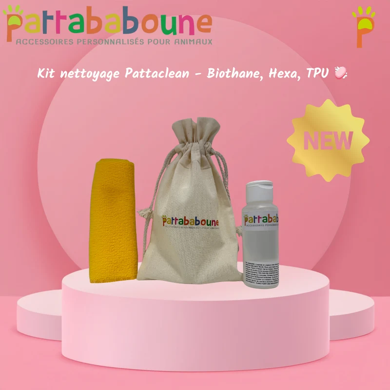 Kit nettoyage Biothane, hexa & TPU pour chien