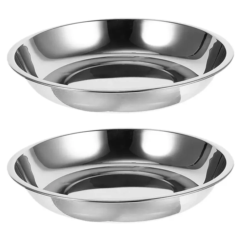 Deux gamelles en inox pour chien