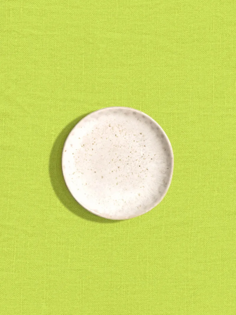 Mini assiette | Blanc audacieux