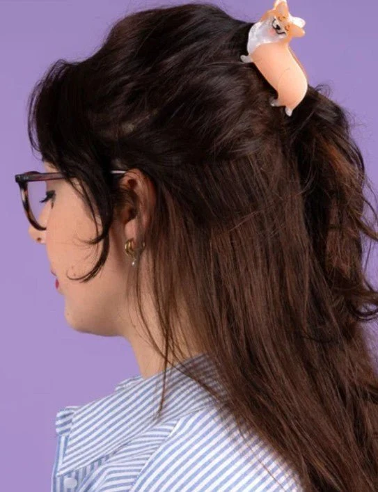 Pince à cheveux Corgi – L’accessoire plein de peps