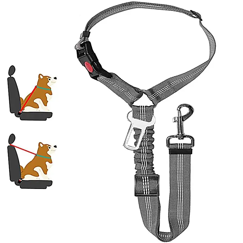 Ceinture de sécurité 3en1 pour chien