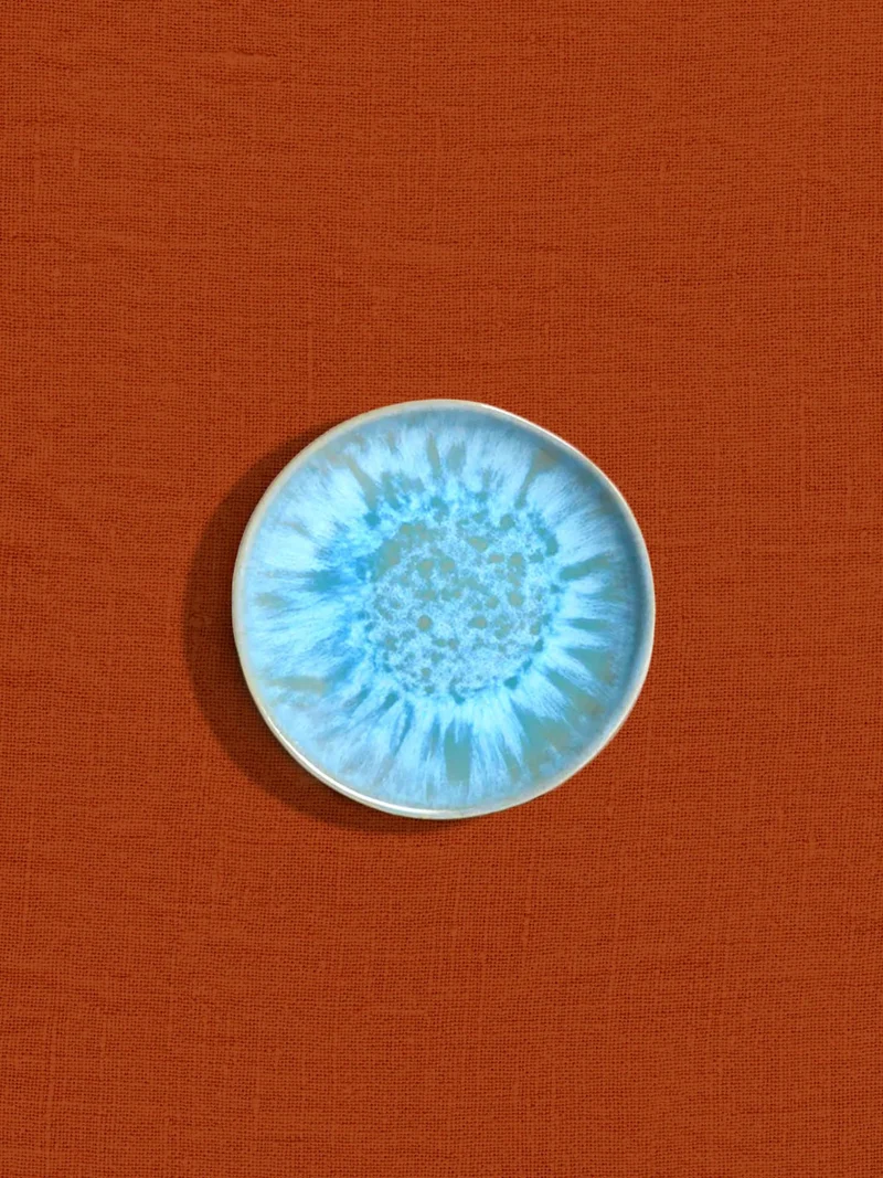 Mini assiette | Bleu água