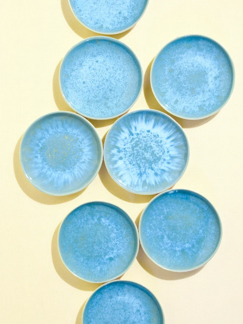 Mini assiette | Bleu água