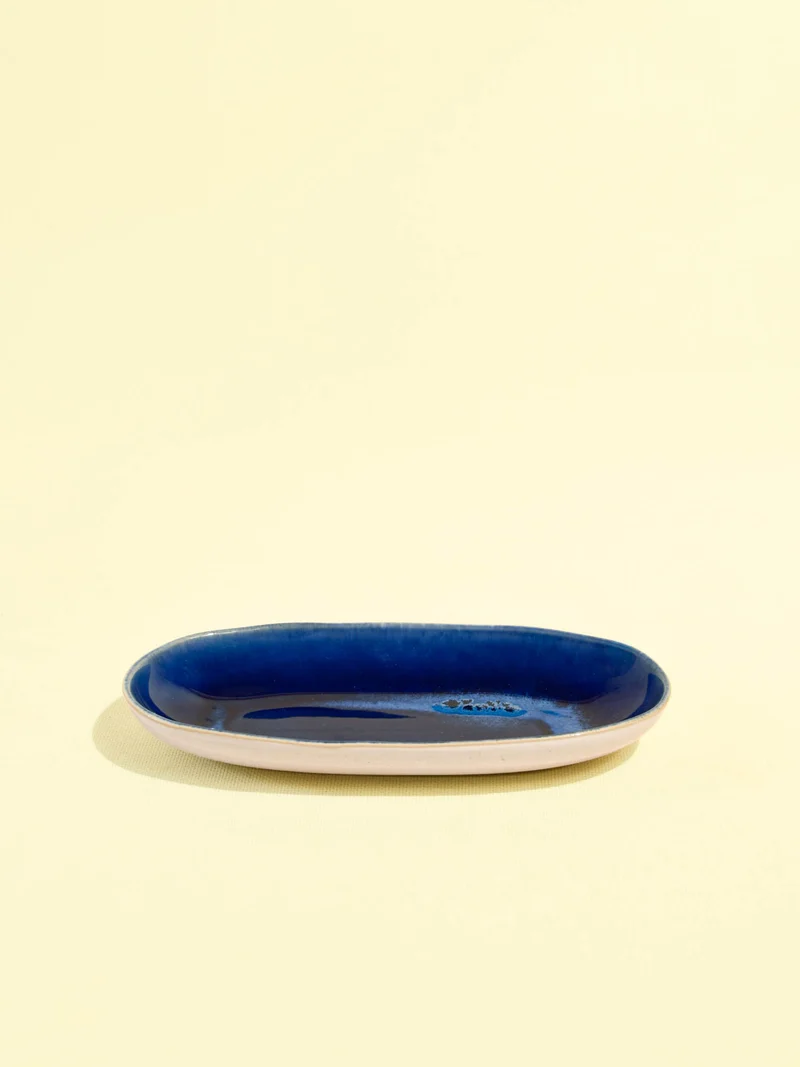 Plat de service M | Bleu odyssée