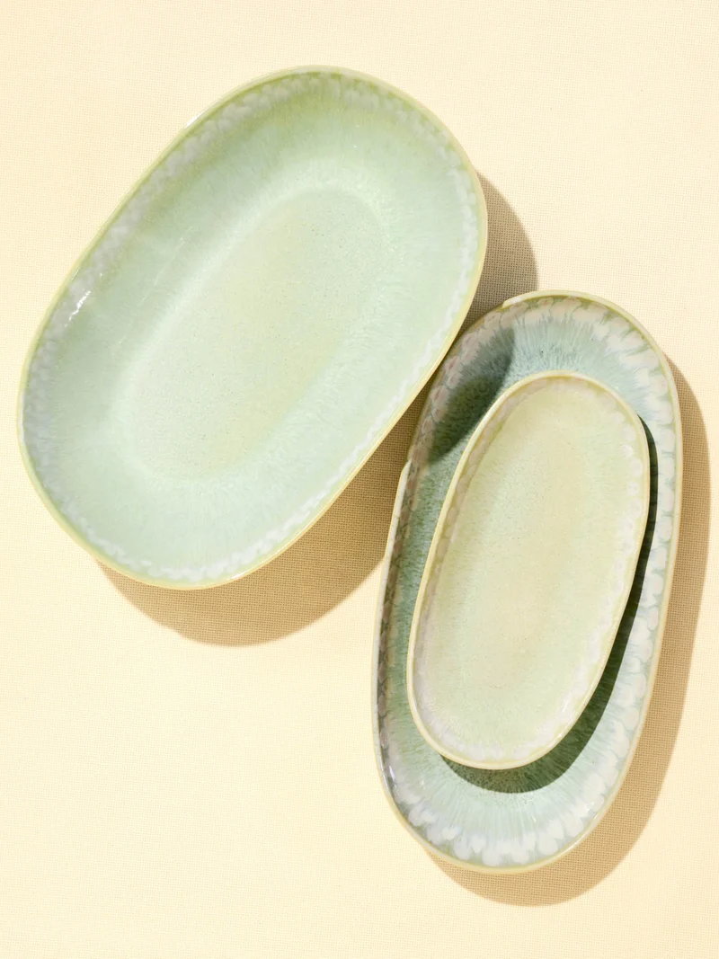 Plat de service L | Vert audacieux