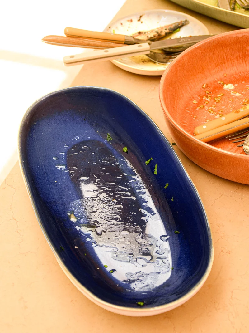 Plat de service L | Bleu odyssée