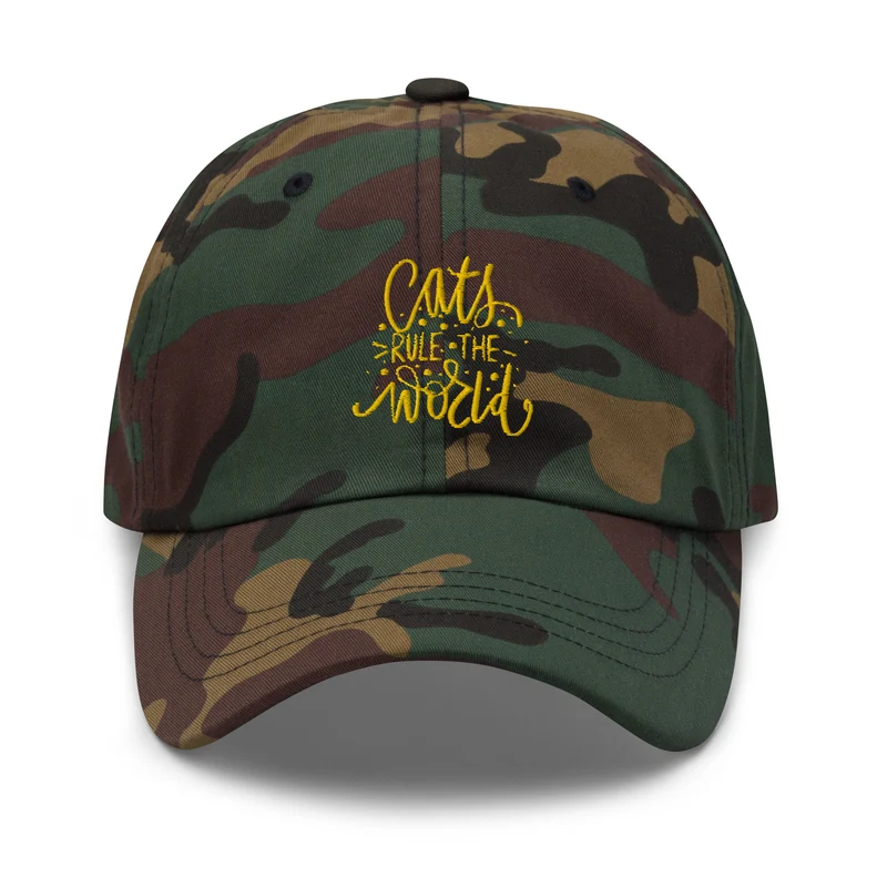 Casquette de Baseball Cats rules the World