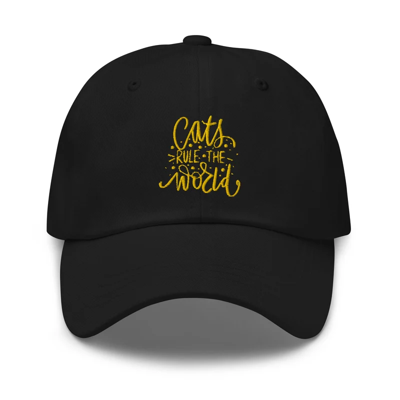 Casquette de Baseball Cats rules the World