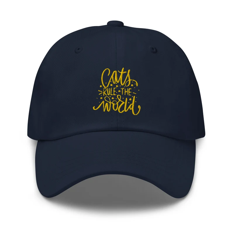 Casquette de Baseball Cats rules the World