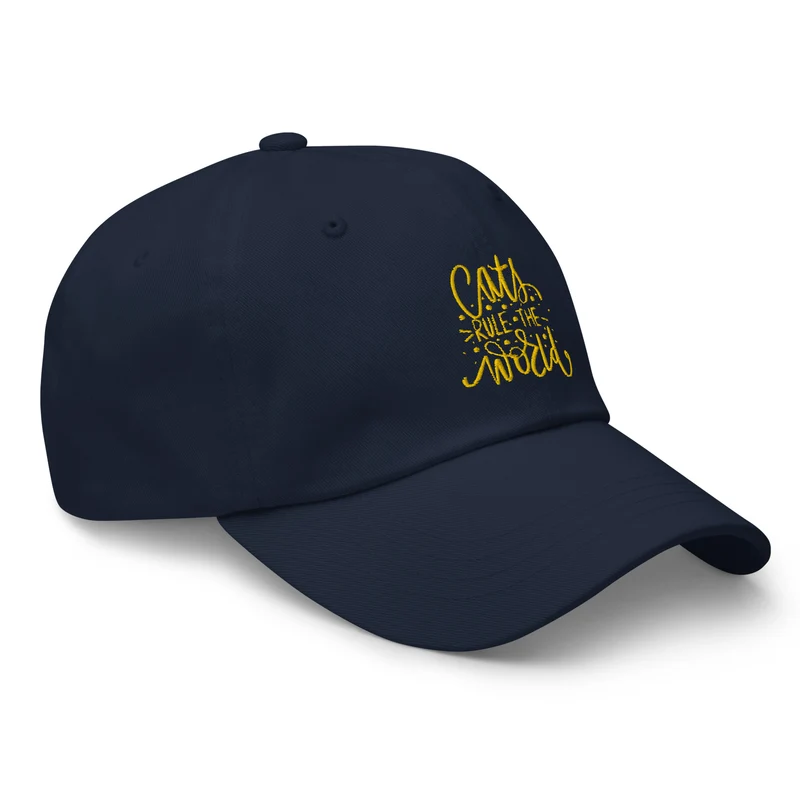 Casquette de Baseball Cats rules the World