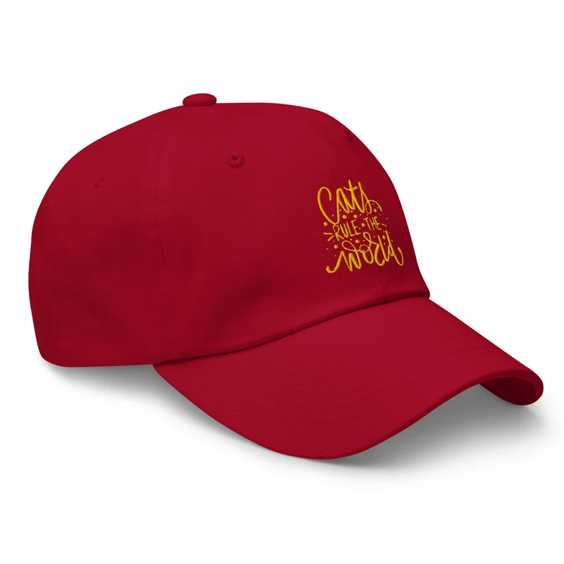 Casquette de Baseball Cats rules the World