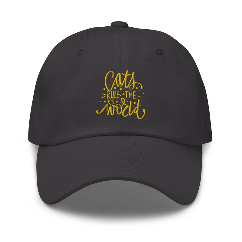 Casquette de Baseball Cats rules the World