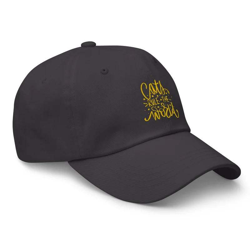 Casquette de Baseball Cats rules the World