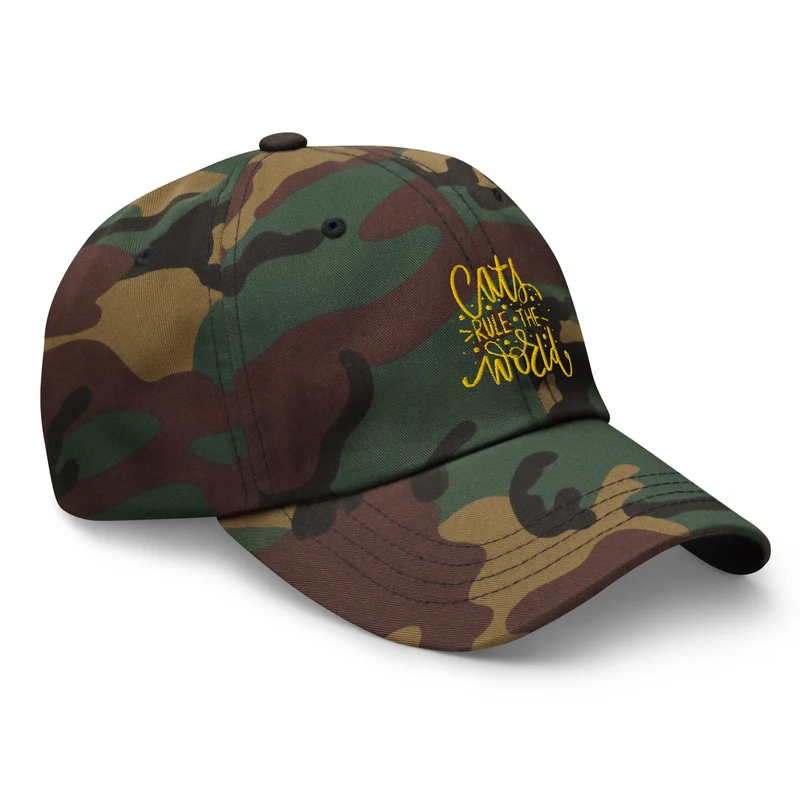Casquette de Baseball Cats rules the World