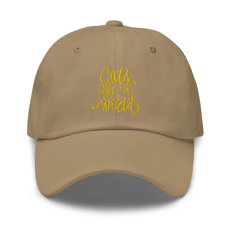 Casquette de Baseball Cats rules the World