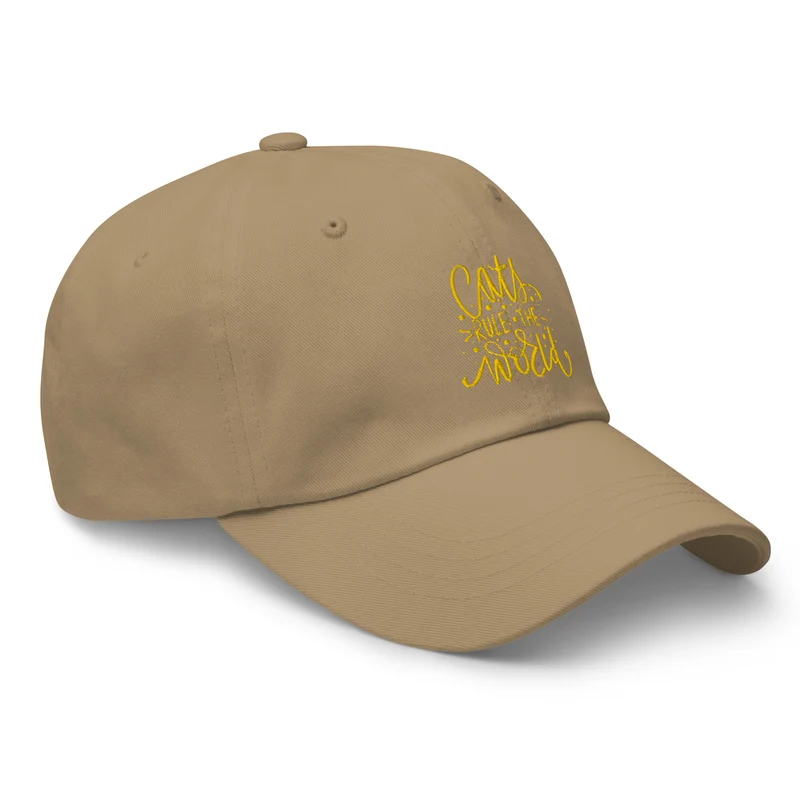 Casquette de Baseball Cats rules the World