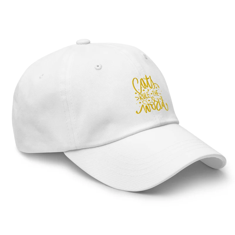 Casquette de Baseball Cats rules the World