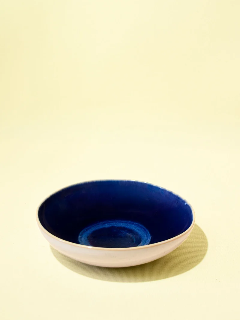 Assiette creuse | Bleu odyssée