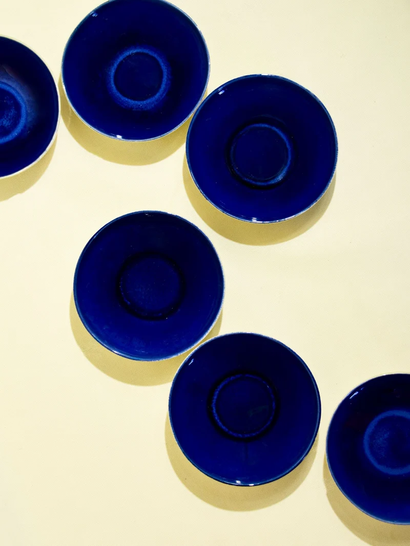 Assiette creuse | Bleu odyssée