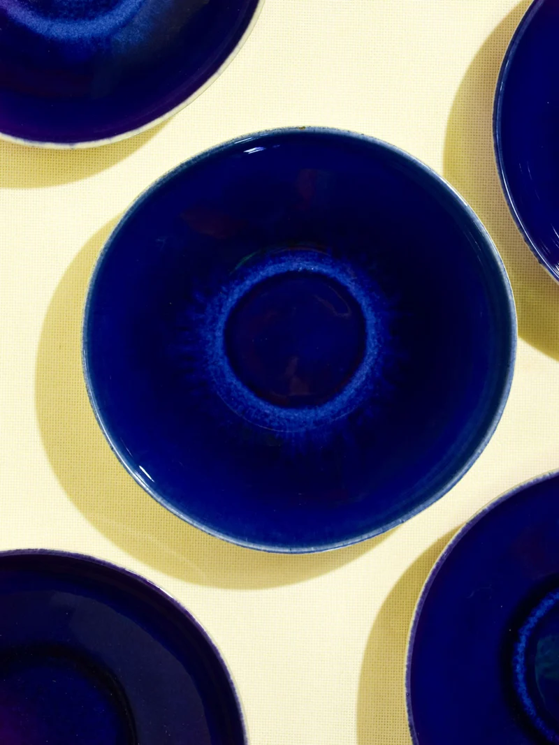 Assiette creuse | Bleu odyssée