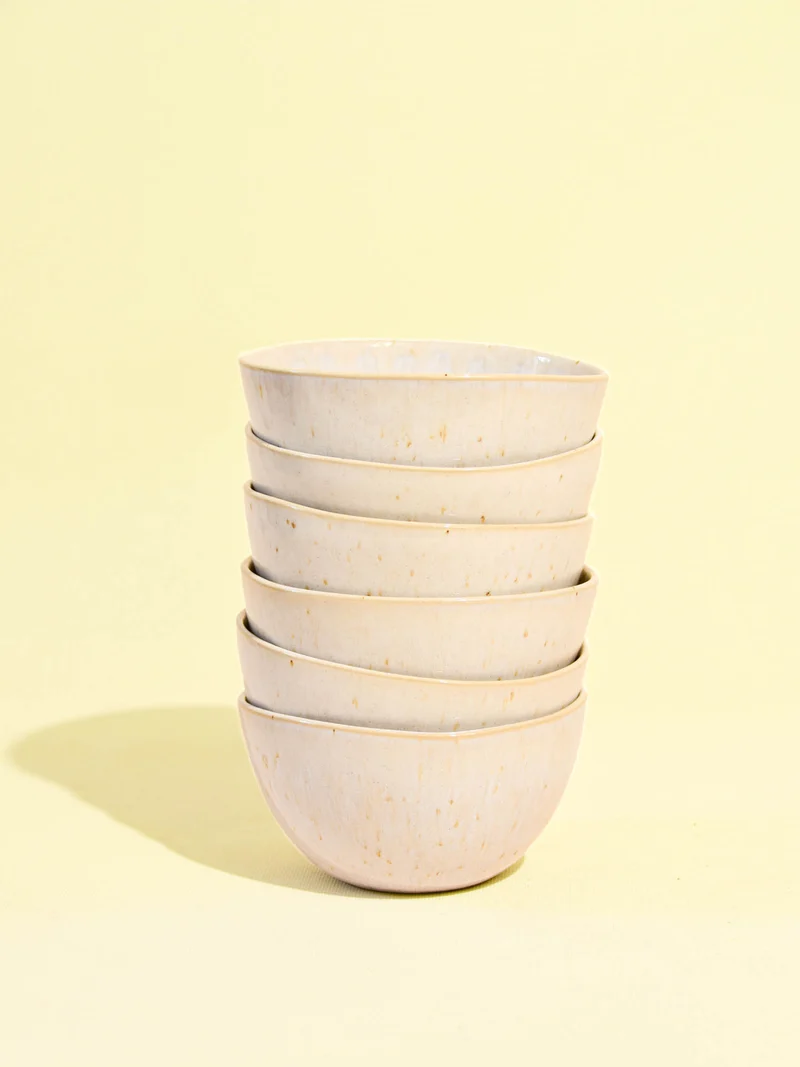 Grand bol rond | Blanc audacieux