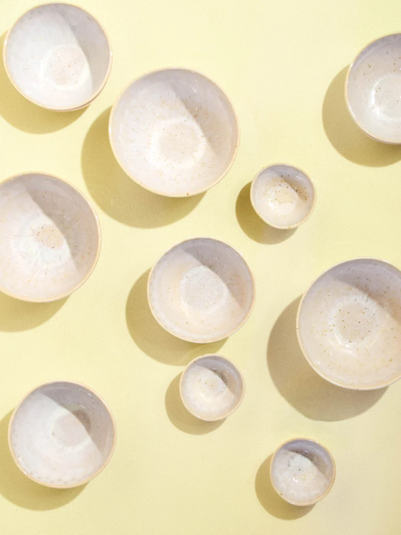 Grand bol rond | Blanc audacieux