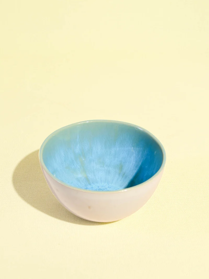 Grand bol rond | Bleu água