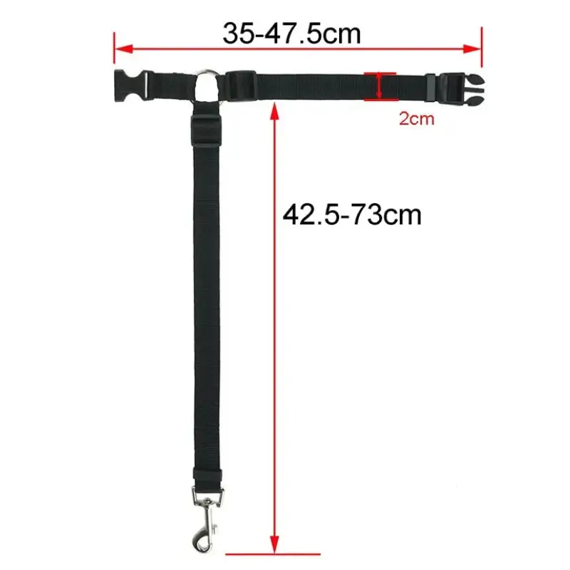 Ceinture de sécurité 2en1 pour chien