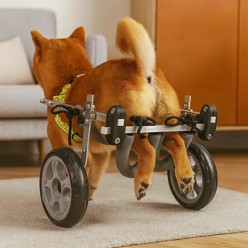 Chariot pour chien à mobilité réduite