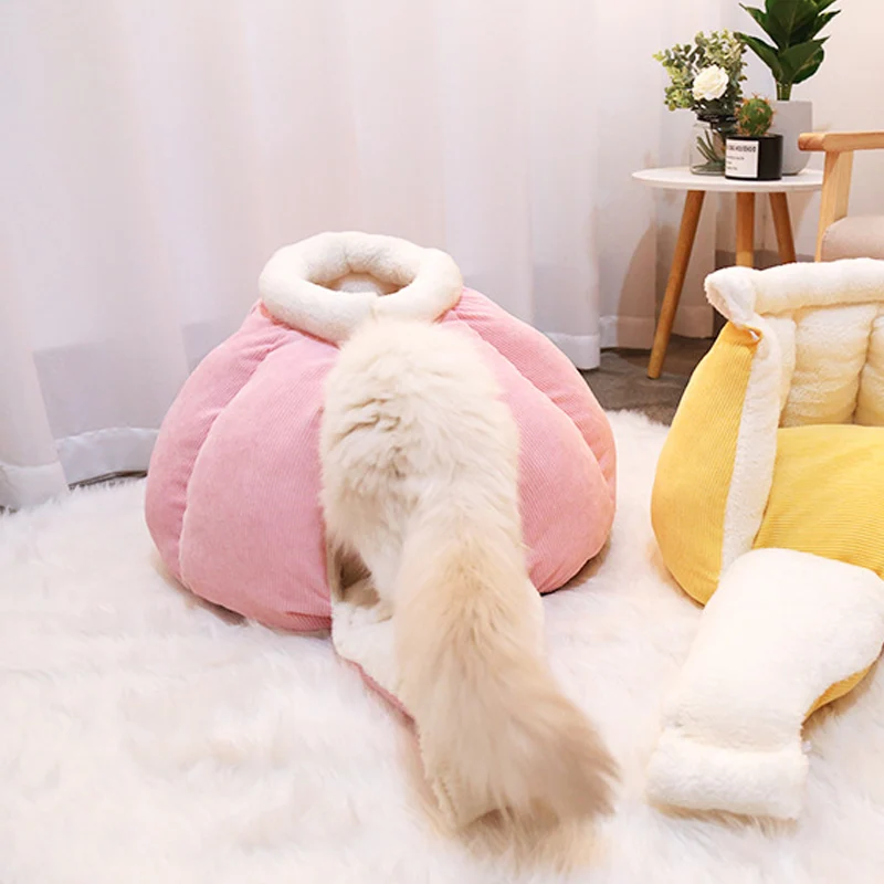 Couchage cachette chaud pour chat