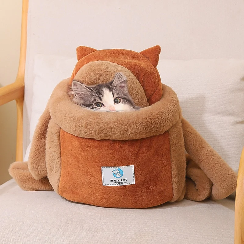 Sac ventral polaire pour chaton et petit chat – jusqu'à 6 kg