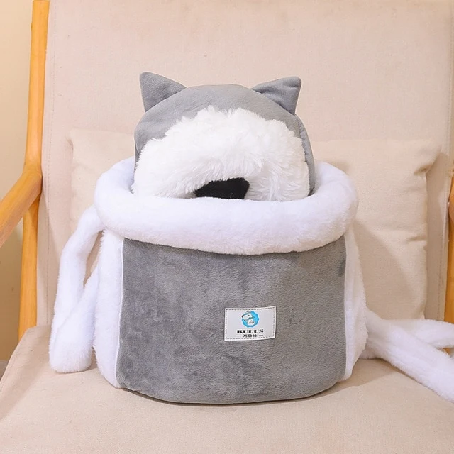 Sac ventral polaire pour chaton et petit chat – jusqu'à 6 kg