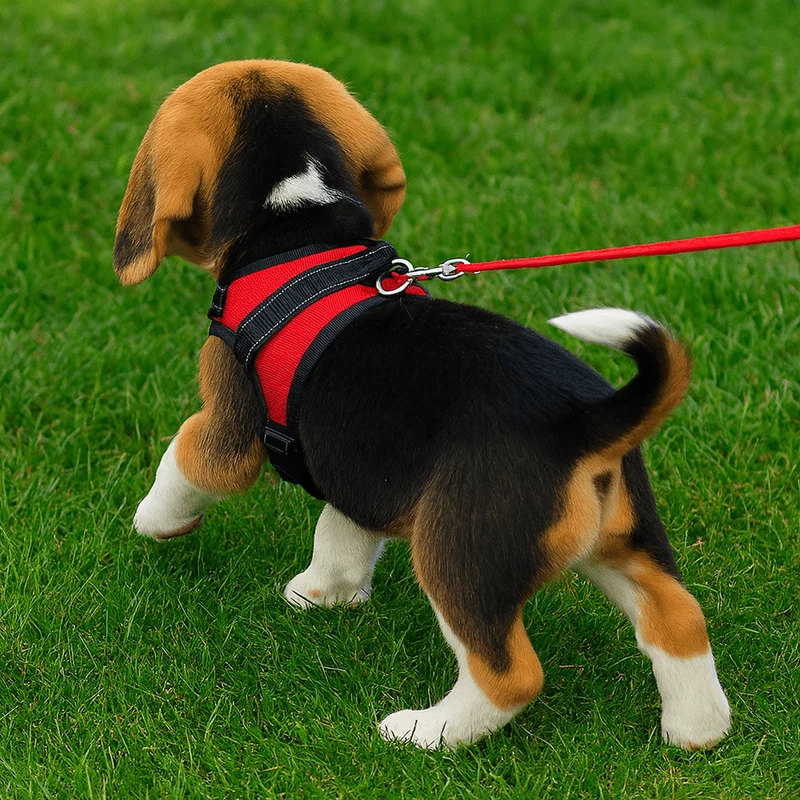 Harnais chiot beagle