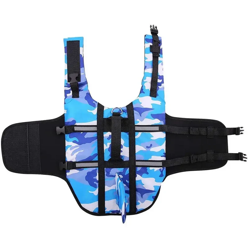 Gilet de sauvetage avec aile de requin pour chien