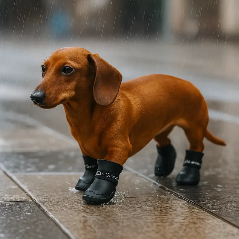 Bottes de pluie pour chien