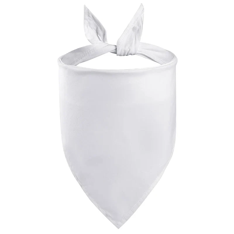 Bandana de couleur unie pour chien