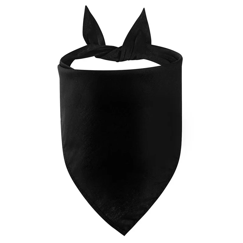 Bandana de couleur unie pour chien