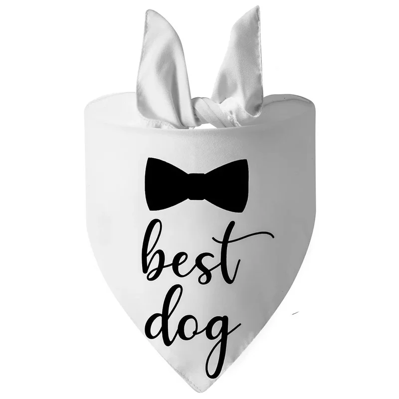 Bandana de mariage pour chien