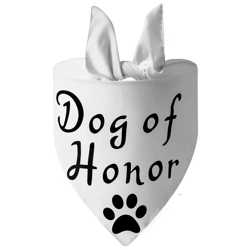 Bandana de mariage pour chien