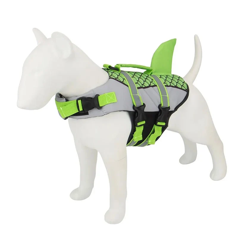 Gilet de sauvetage requin pour chien