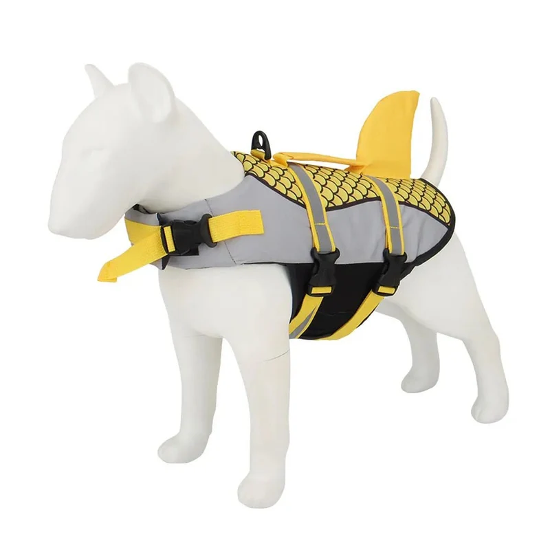 Gilet de sauvetage requin pour chien
