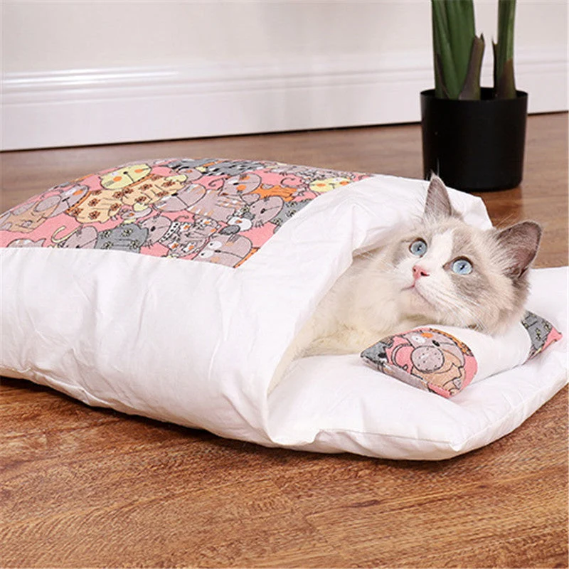 Couchage cocooning pour chat