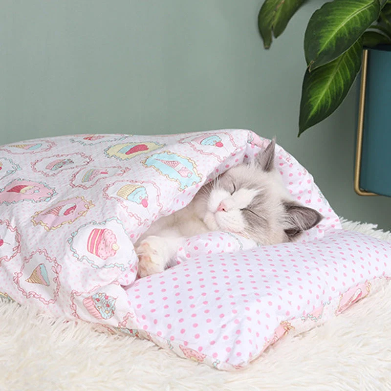 Couchage cocooning pour chat