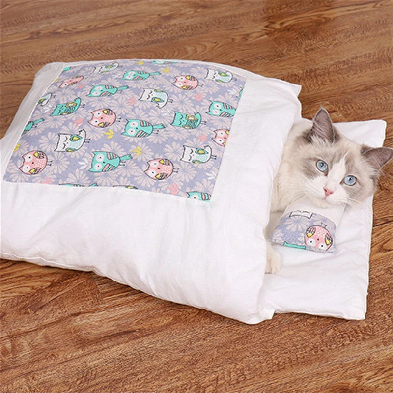 Couchage cocooning pour chat
