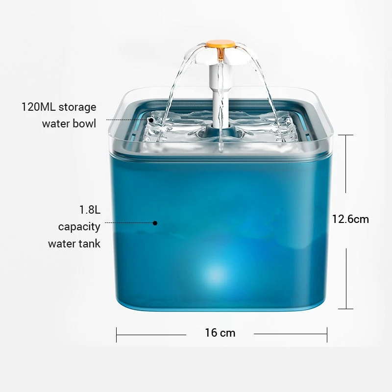 Fontaine LED silencieuse